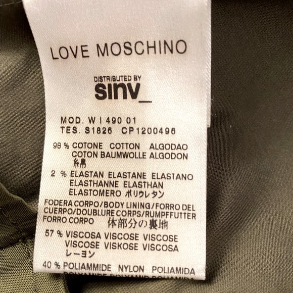 Love Moschino Jacket Size 4 - all seasons!